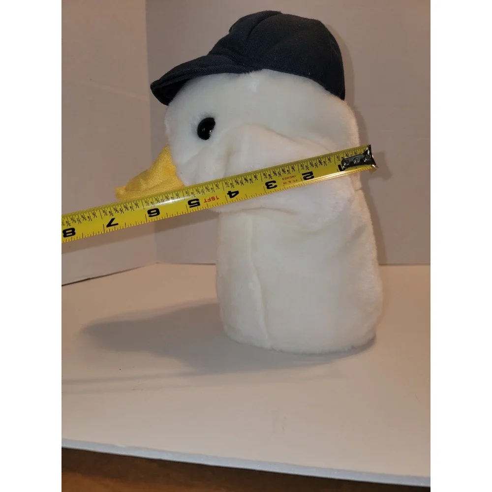Aflac Plush Duck Head Golf Club Driver Cover Puppet with Aflac Cap Novelty
